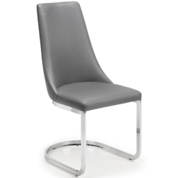 Julian Bowen Como 4 Seater High Gloss Table Set White and Grey - Wilko - thumbnail 4