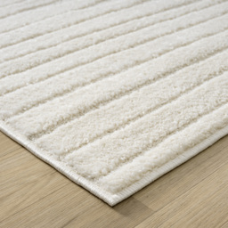 Desire Rugs Aya Cream Embossed Lines Rug 60 x 220cm - Wilko - thumbnail 7