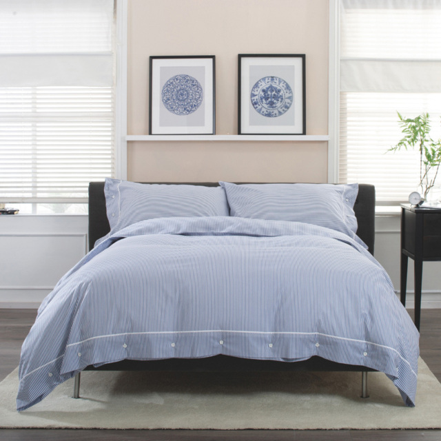 The Lyndon Company Southport Single Blue and White Duvet Set - Multi - Wilko - image 1