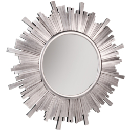 Starburst Metallic Stepped Edge Mirror Silver - Wilko - thumbnail 5
