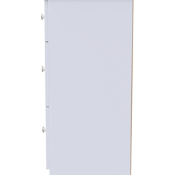 Crowndale Yarmouth 3 Drawer White Deep Chest Ready Assembled - Wilko - thumbnail 4