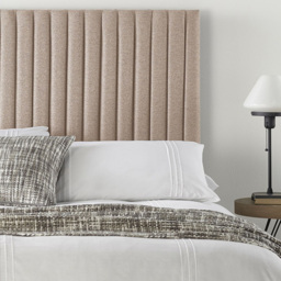 Aspire Furniture Catherine Lansfield Soho Single Natural Saxon Twill Headboard - Cream - Aspire Beds - Wilko - thumbnail 4