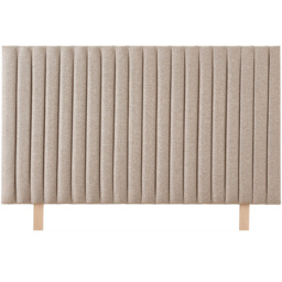 Aspire Furniture Catherine Lansfield Soho Single Natural Saxon Twill Headboard - Cream - Aspire Beds - Wilko - thumbnail 3