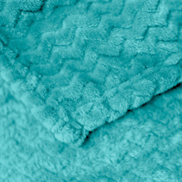 Velosso Duck Egg Moda Plush Throw 127 x 152cm - Size: 127 x 152 x 1cm - Wilko - thumbnail 4