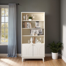 Florence Display Cabinet - Cream - Wilko - thumbnail 4