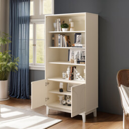 Florence Display Cabinet - Cream - Wilko - thumbnail 3