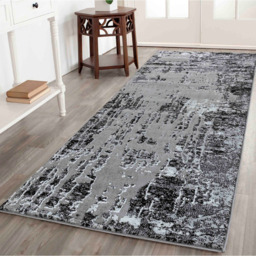 Desire Rugs Serenity Black Abstract Abrasion Rug 160 x 230cm - Wilko - thumbnail 6