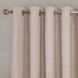 Delphine Chenille Blackout Curtain Ivory 168 x 183cm - Wilko - thumbnail 4