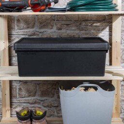 Wham 36L Recycled Storage Box 4 Pack - Black - Wilko - thumbnail 3