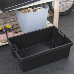 Wham 36L Recycled Storage Box 4 Pack - Black - Wilko - thumbnail 4