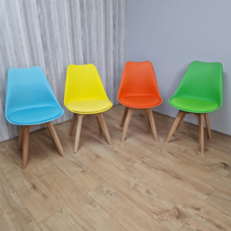 Portland 6 Seater Dining Bench Set Oak Effect and Multicolour - Beige - Wilko - thumbnail 3
