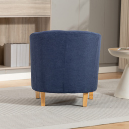 Artemis Home Millie Denim Fabric Accent Chair - Size: Single - Wilko - thumbnail 7