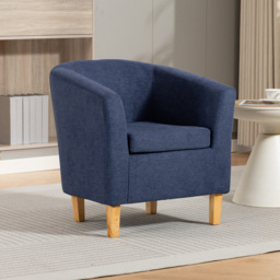Artemis Home Millie Denim Fabric Accent Chair - Size: Single - Wilko - thumbnail 5