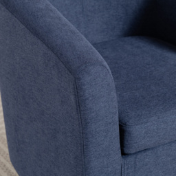 Artemis Home Millie Denim Fabric Accent Chair - Size: Single - Wilko - thumbnail 3