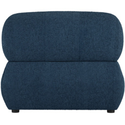 Reese Midnight Blue Boucle Fabric Accent Chair - Size: Single - LPD Home - Wilko - thumbnail 6