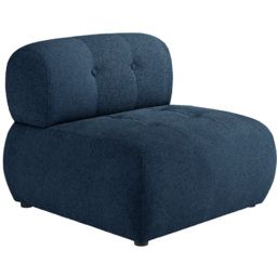 Reese Midnight Blue Boucle Fabric Accent Chair - Size: Single - LPD Home - Wilko - thumbnail 3