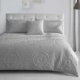 Velosso Winchester Super King Size Grey Duvet Set - Wilko