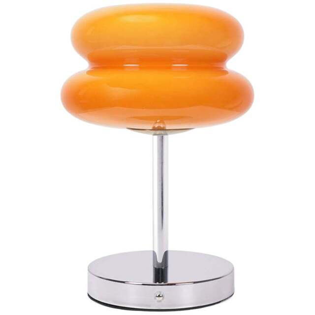 ValueLights Travis Orange Rechargeable LED Portable Table Lamp - Wilko - image 1