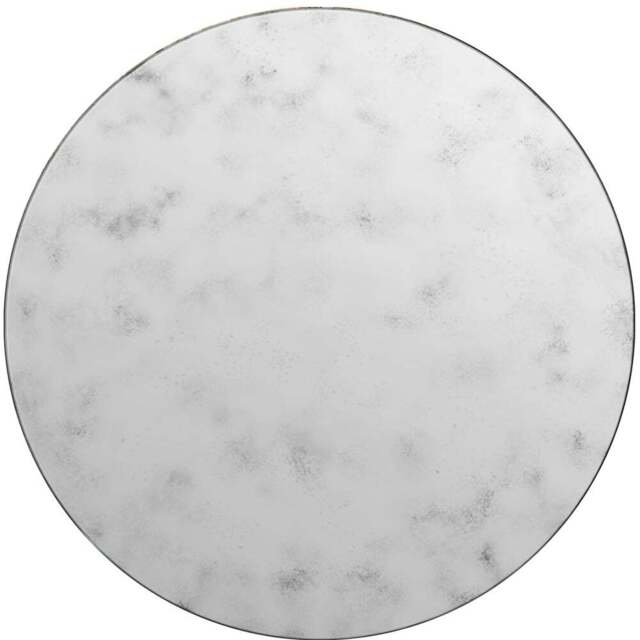 MirrorOutlet The Vetus Round Antiqued Wall Mirror 60 x 60cm - Clear - Wilko - image 1