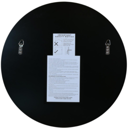 MirrorOutlet The Vetus Round Antiqued Wall Mirror 60 x 60cm - Clear - Wilko - thumbnail 4