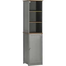 Bath Vida Priano Single Door 3 Shelf Tall Floor Cabinet - Size: 160 x 40 x 38cm - Wilko - thumbnail 3