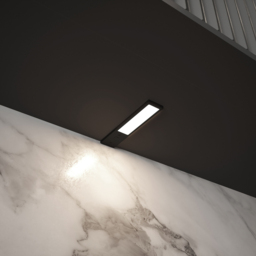 Sorrelis Elvan TriGlow Black Rectangle Slim 3 Cabinet Light Kit - Size: 0.68 x 4 x 20cm - Wilko - thumbnail 3