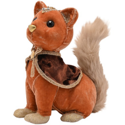 The Seasonal Gift Co Burnt Orange Fox Christmas Decoration 19cm - Size: 20 x 17 x 9cm - The Seasonal Gift Co. - Wilko - thumbnail 3