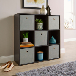 Home Source Cube Plus 9 Cube Black Storage Unit - Size: 9 Shelf - Wilko - thumbnail 5