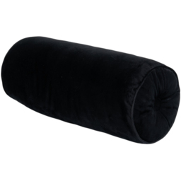 Soft Velvet Bolster CushionBlack - My Home - Wilko - thumbnail 4