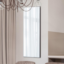 Single Bevelled Venetian Mirror 120 x 40cm - Black - MirrorOutlet - Wilko - thumbnail 3