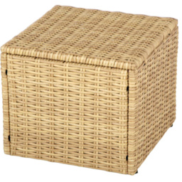 HGD St. Tropez 6 Seater Natural and White Garden Corner Sofa with Rising Table - Wilko - thumbnail 6