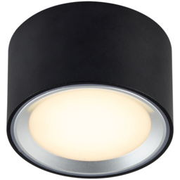 Nordlux Fallon Black and Steel Surface Downlight - Size: 6 x 10 x 6cm - Wilko - thumbnail 4