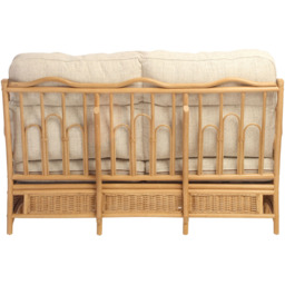 Desser Furniture Vale 3 Seater Light Oak Athena Plain Sofa - Brown - Wilko - thumbnail 6