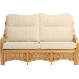 Desser Furniture Vale 3 Seater Light Oak Athena Plain Sofa - Brown - Wilko - thumbnail 4