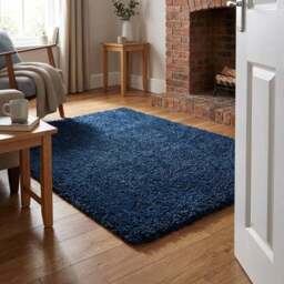 Alaska Shaggy Rug Dream Teal 90cm - Wilko - thumbnail 5