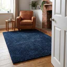 Alaska Shaggy Rug Dream Teal 90cm - Wilko - thumbnail 3