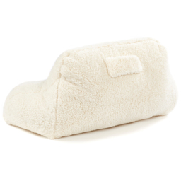 Downland Huggleland Cream Fleece Cuddle Cushion - Size: 59 x 45 x 39cm - Wilko - thumbnail 4
