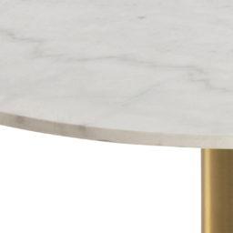 Florence Corby White Marble and Gold Round Coffee Table - Furniture To Go - Wilko - thumbnail 4
