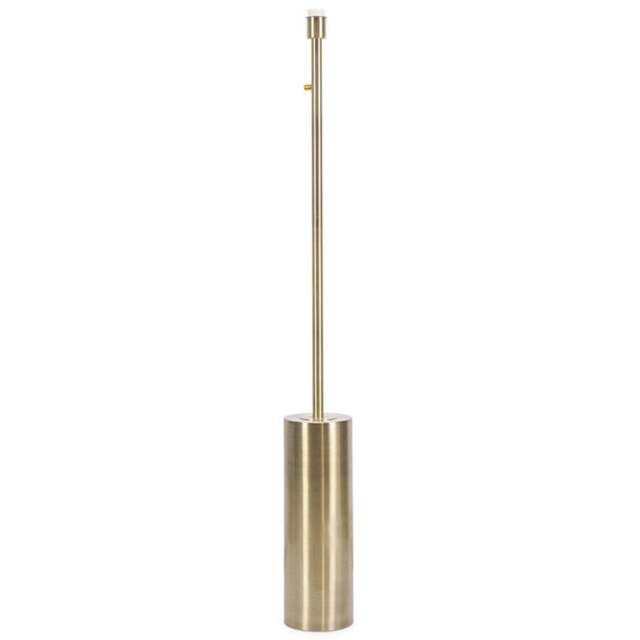 ValueLights Lexy Antique Brass Dimmable Floor Lamp Base - Size: 132 x 15 x 15cm - Gold - Wilko - image 1