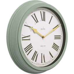 Acctim Turin Myrtle Green Outdoor Wall Clock - Size: 5.6 x 36 x 36cm - Wilko - thumbnail 4