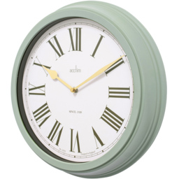 Acctim Turin Myrtle Green Outdoor Wall Clock - Size: 5.6 x 36 x 36cm - Wilko - thumbnail 3