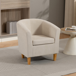 Artemis Home Millie Beige Fabric Accent Chair - Size: Single - Wilko - thumbnail 7