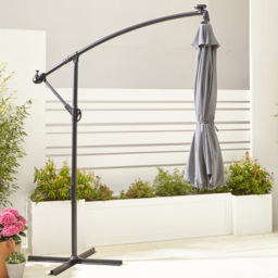 Neo Grey LED Parasol 3m - Wilko - thumbnail 7