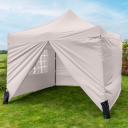 Jack Stonehouse 3 x 3m Beige Pop Up Gazebo - Cream - Wilko
