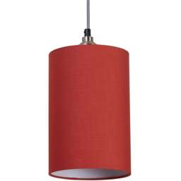 Lighting Collection Yates Terracotta Cylinder Lamp Shade 16cm - Size: 6.5 x 17.5 x 34cm - Wilko