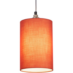 Lighting Collection Yates Terracotta Cylinder Lamp Shade 16cm - Size: 6.5 x 17.5 x 34cm - Wilko - thumbnail 4