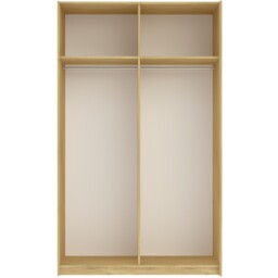 Andora Midi Sliding Wardrobe Cream and Anthracite - Wilko - thumbnail 5
