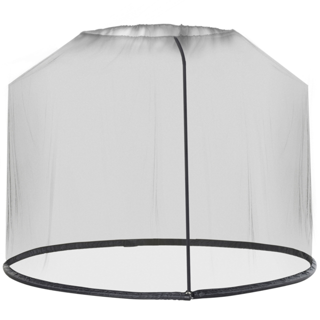 Outsunny Umbrella Table Insect Net Screen with Zipped Door 2.3m - Size: 300 x 300 x 230cm - Black - Wilko - image 1