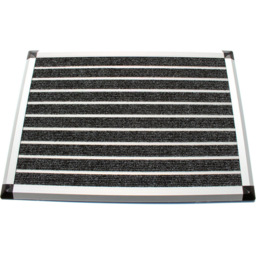 Floortex Doortex Alumat Grey Indoor Doormat 40 x 60cm - Size: 60 x 40 x 1.2cm - Wilko - thumbnail 4