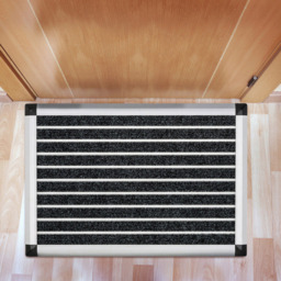 Floortex Doortex Alumat Grey Indoor Doormat 40 x 60cm - Size: 60 x 40 x 1.2cm - Wilko - thumbnail 3